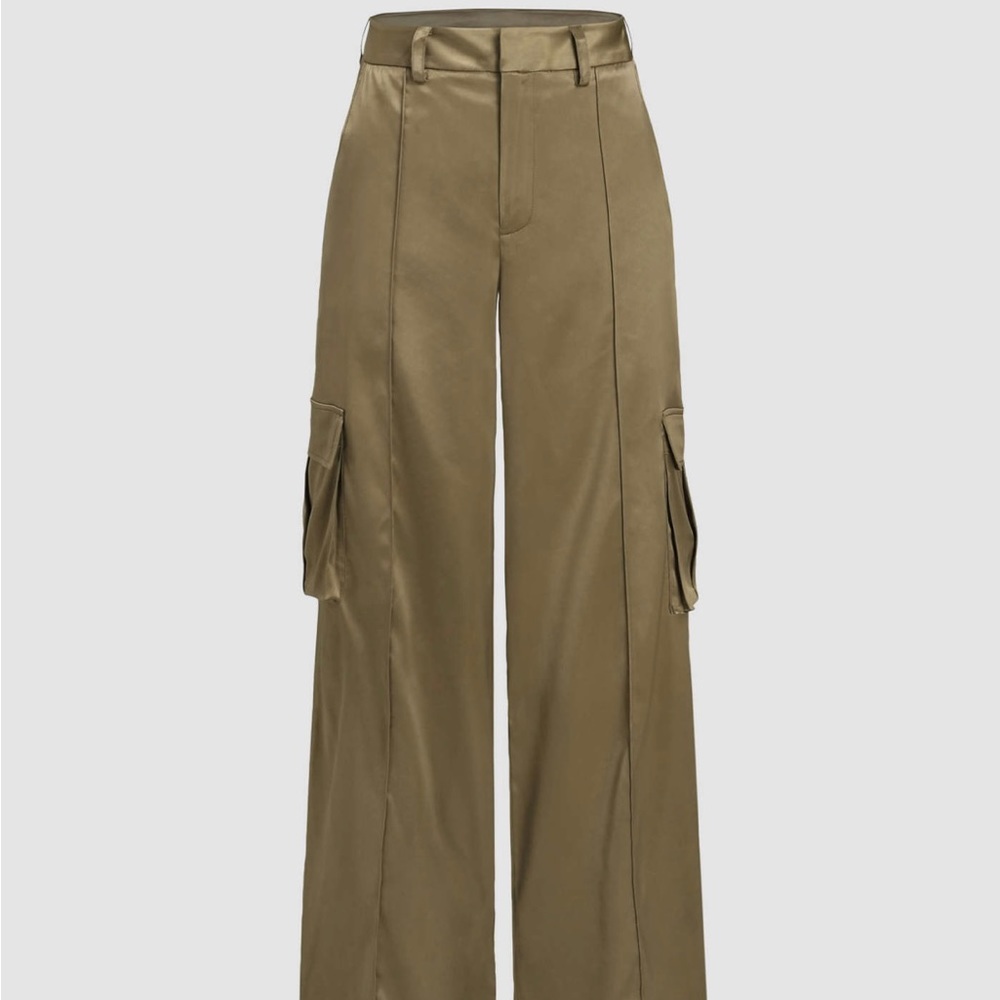 NWT - Green/gold Cargo pants